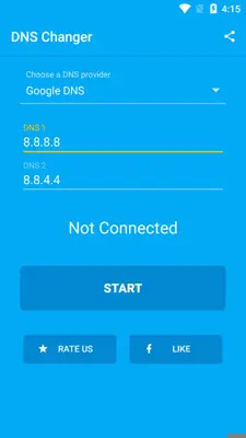 DNS Changer android App screenshot 0