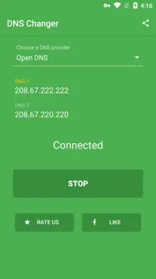 DNS Changer android App screenshot 1