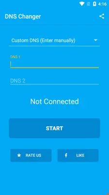 DNS Changer android App screenshot 2